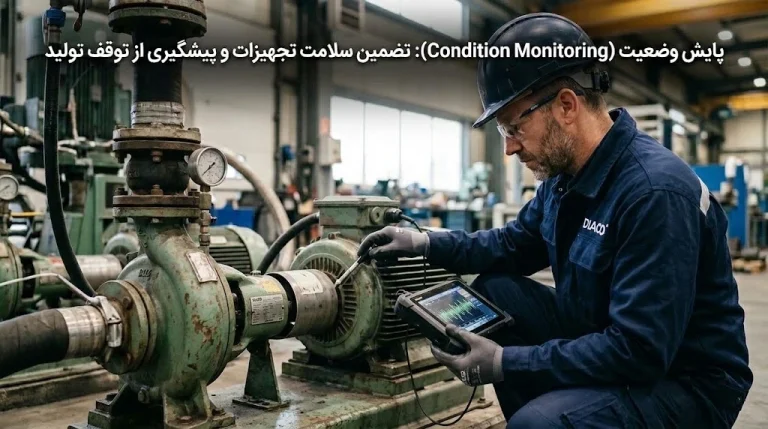 پایش وضعیت (Condition Monitoring): تضمین سلامت تجهیزات و پیشگیری از توقف تولید